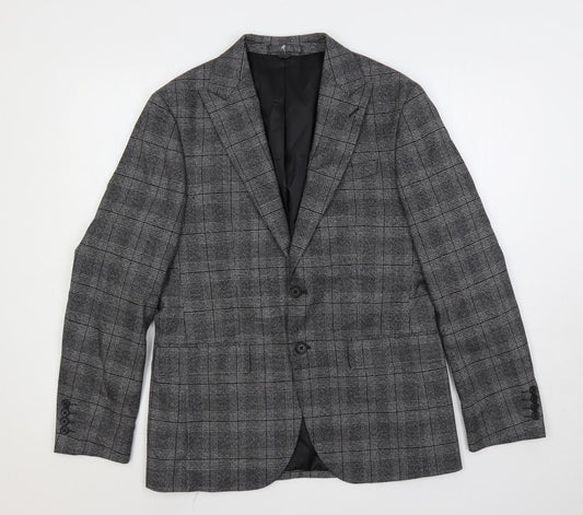 Mens UK Size 38 Marks and Spencer Regular Grey Suit Jacket