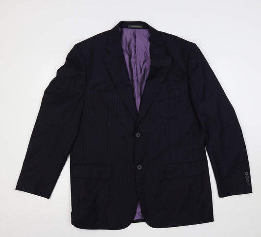 Mens UK Size 44 Greenwoods Regular Blue Suit Jacket