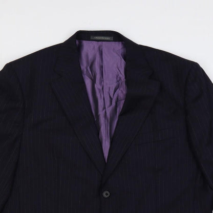 Mens UK Size 44 Greenwoods Regular Blue Suit Jacket