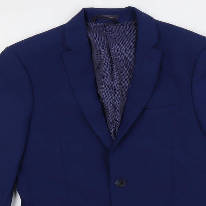 Mens UK Size 34 Marks and Spencer Regular Blue Suit Jacket