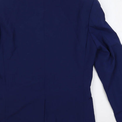 Mens UK Size 34 Marks and Spencer Regular Blue Suit Jacket