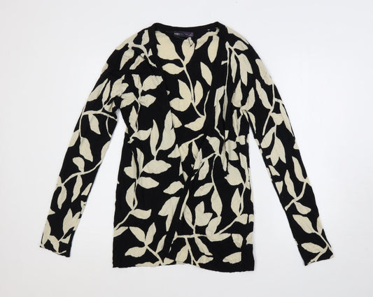 Womens UK Size XS Marks and Spencer Black Cardigan Jumper