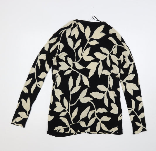 Womens UK Size XS Marks and Spencer Black Cardigan Jumper