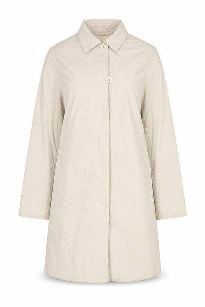 Womens UK Size S Great Plains Beige Overcoat