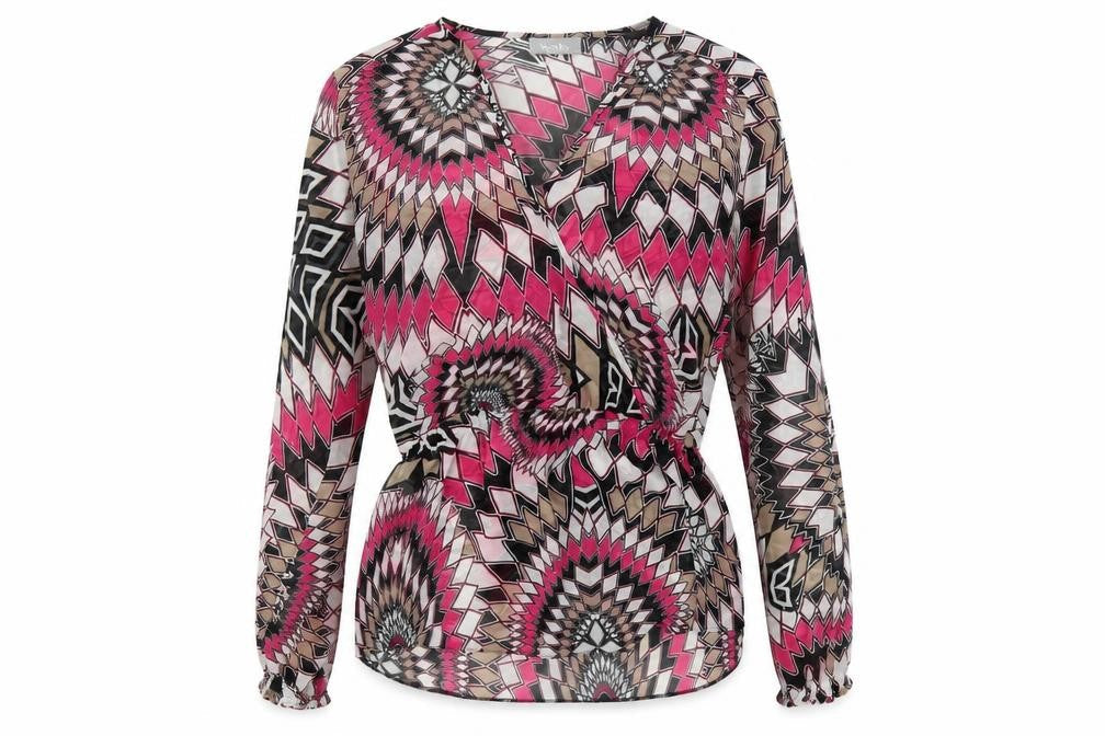 Womens UK Size S Wallis Multicoloured Basic Blouse