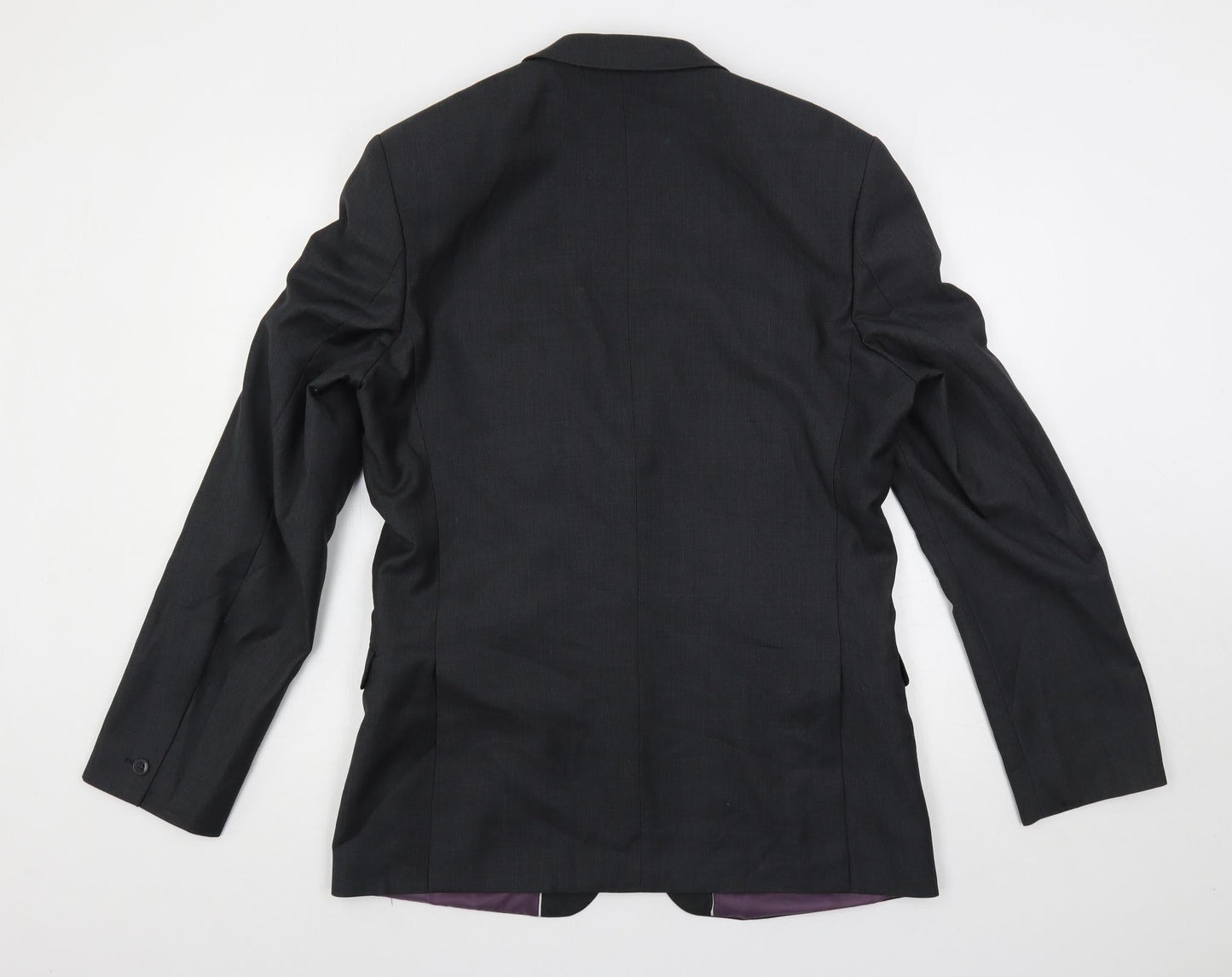 Mens UK Size 40 Red Herring Regular Grey Suit Jacket