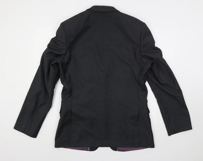 Mens UK Size 40 Red Herring Regular Grey Suit Jacket