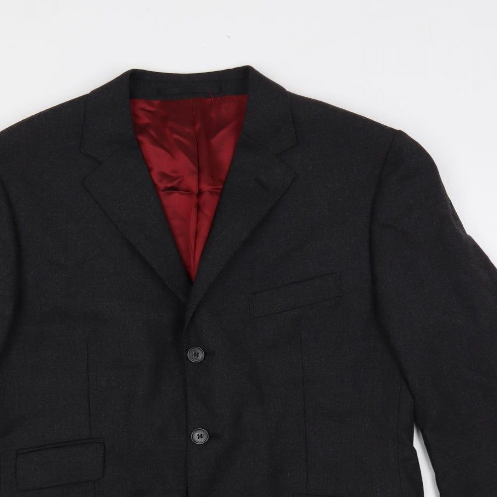 Mens UK Size 40 Burton Regular Grey Suit Jacket