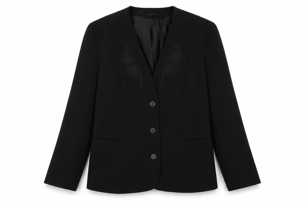 Womens UK Size 14 Classic Woman Black Jacket
