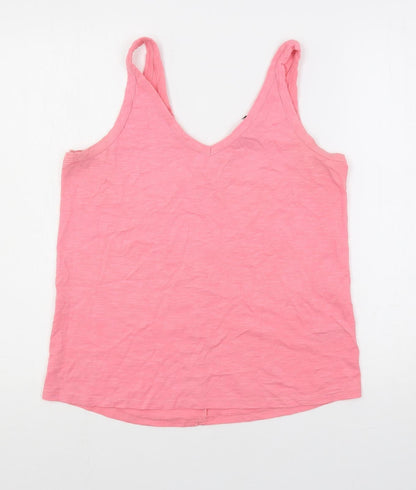 Womens UK Size 10 NEXT Pink Basic Tank