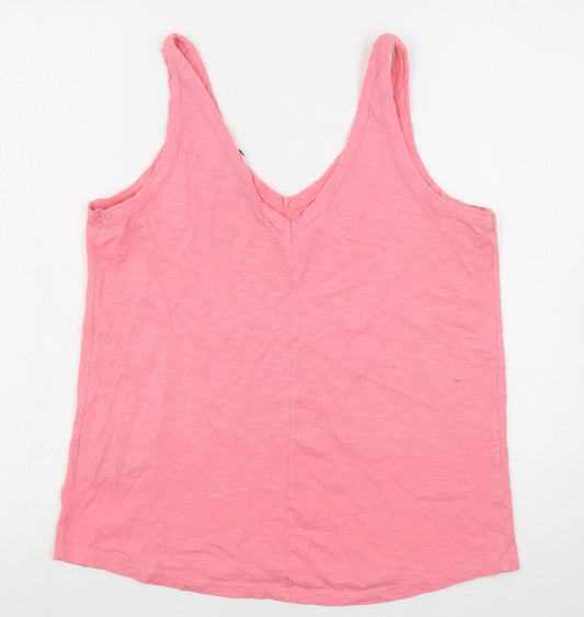 Womens UK Size 10 NEXT Pink Basic Tank