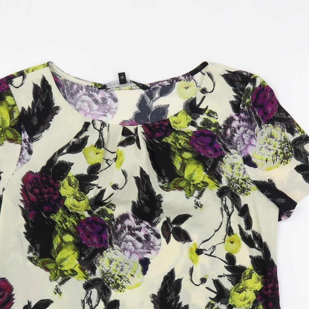 Womens UK Size 12 Betty Jackson Multicoloured Basic Blouse