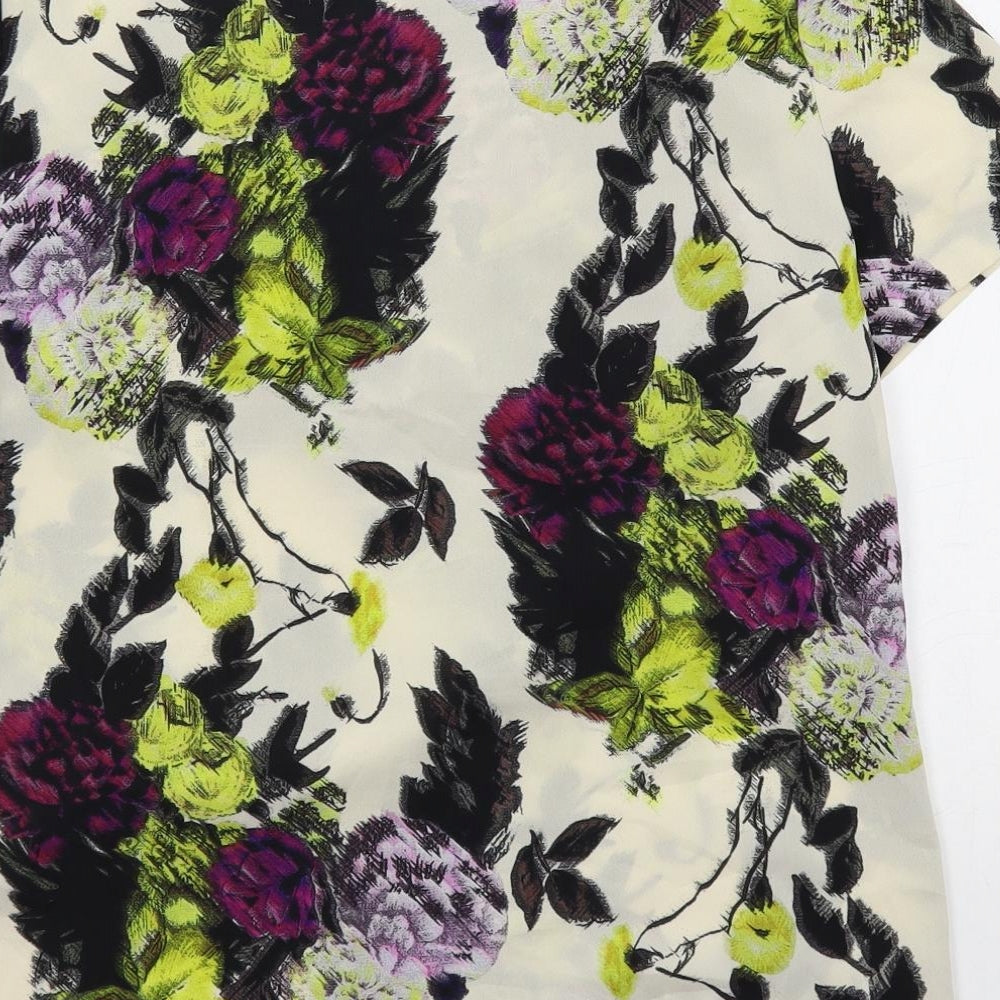 Womens UK Size 12 Betty Jackson Multicoloured Basic Blouse