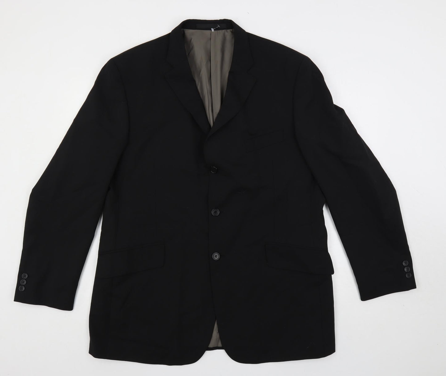 Mens UK Size 44 Marks and Spencer Regular Black Suit Jacket