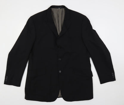 Mens UK Size 44 Marks and Spencer Regular Black Suit Jacket