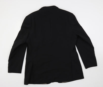 Mens UK Size 44 Marks and Spencer Regular Black Suit Jacket