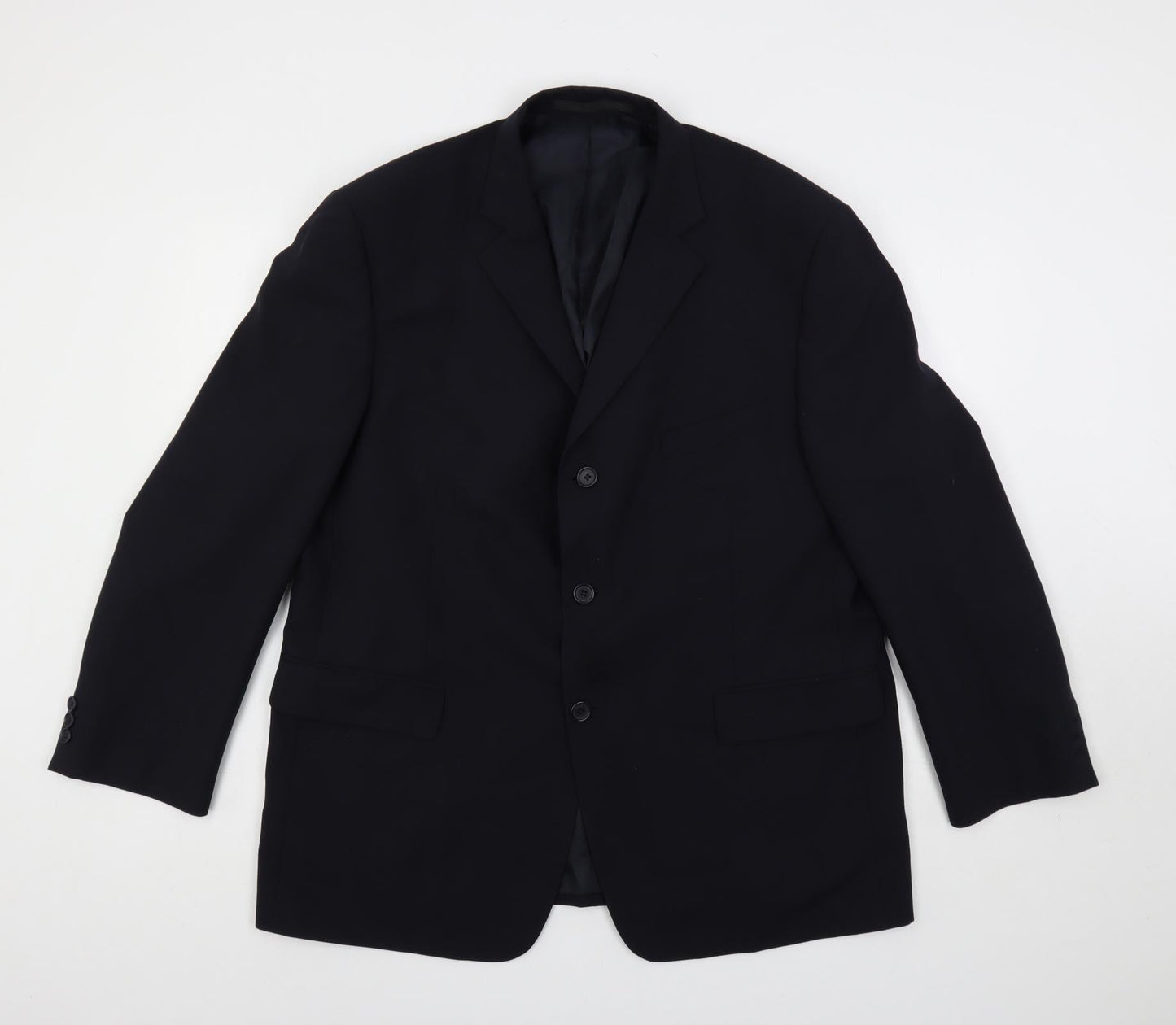 Mens UK Size 44 Marks and Spencer Regular Blue Suit Jacket
