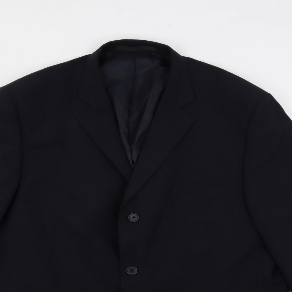 Mens UK Size 44 Marks and Spencer Regular Blue Suit Jacket