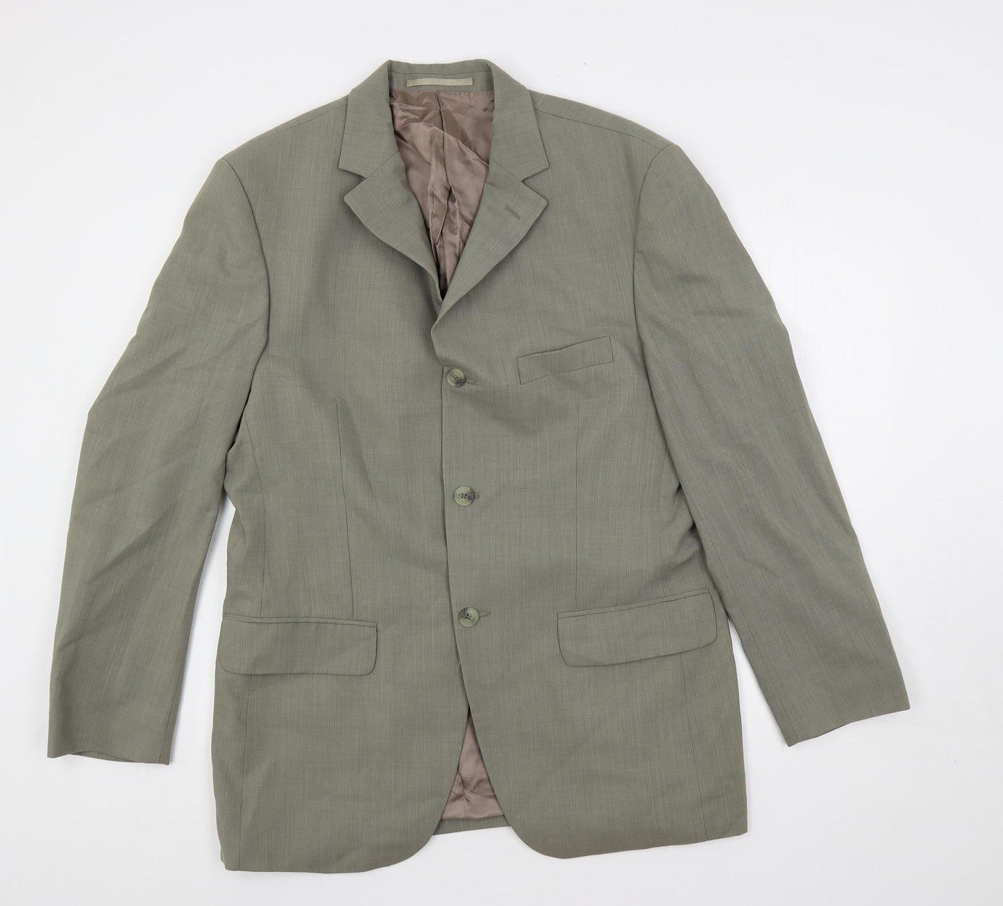 Mens UK Size 40 Cecil Gee Regular Green Suit Jacket