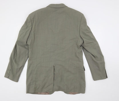 Mens UK Size 40 Cecil Gee Regular Green Suit Jacket