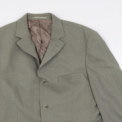 Mens UK Size 40 Cecil Gee Regular Green Suit Jacket