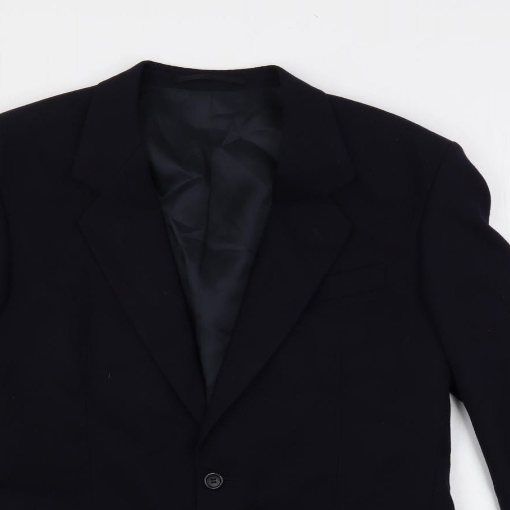 Mens UK Size 40 Varteks Regular Blue Suit Jacket