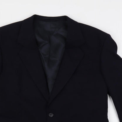Mens UK Size 40 Varteks Regular Blue Suit Jacket