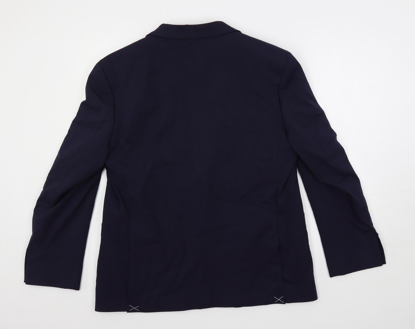 Mens UK Size 42 Marks and Spencer Regular Blue Suit Jacket