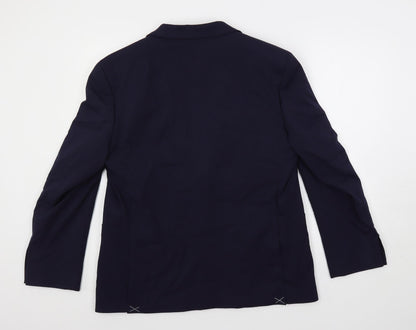 Mens UK Size 42 Marks and Spencer Regular Blue Suit Jacket