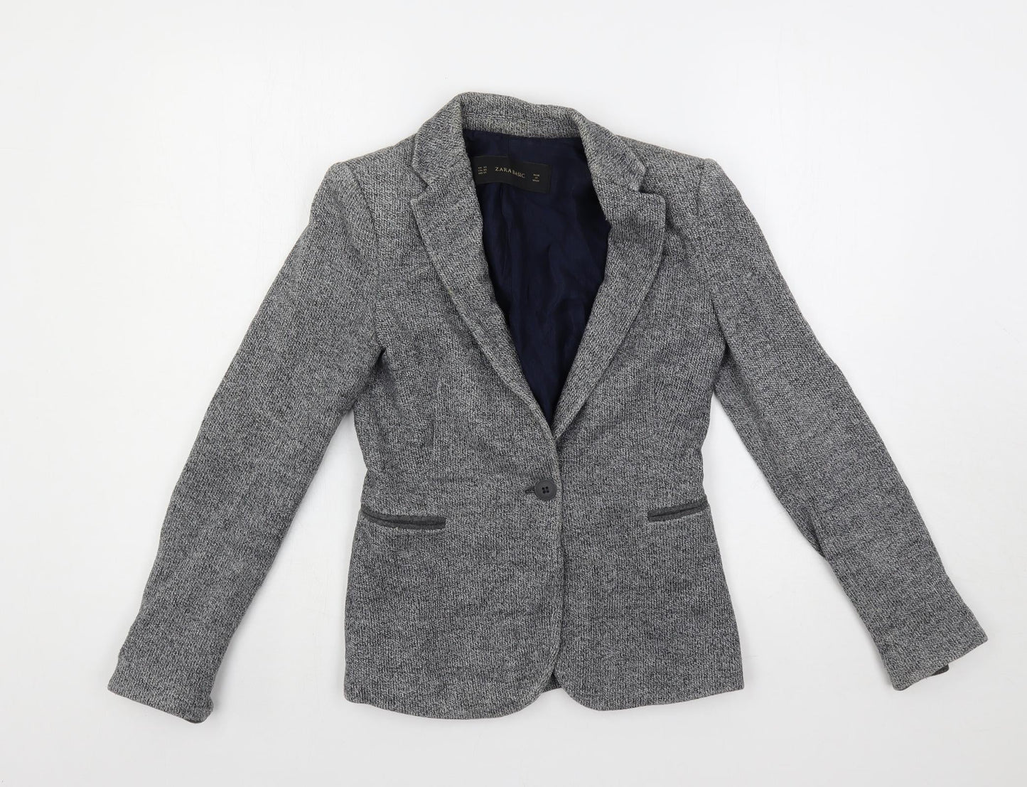 Womens UK Size XS Zara Grey Jacket