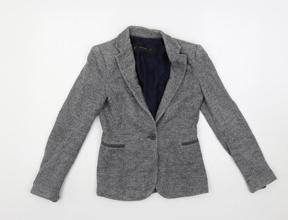 Womens UK Size XS Zara Grey Jacket