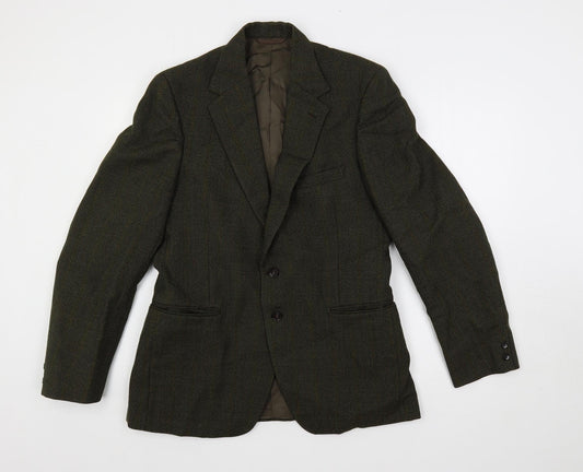 Mens UK Size 36 Burton Regular Green Suit Jacket