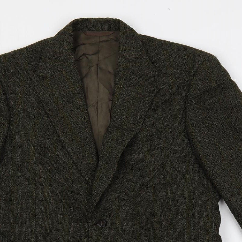 Mens UK Size 36 Burton Regular Green Suit Jacket