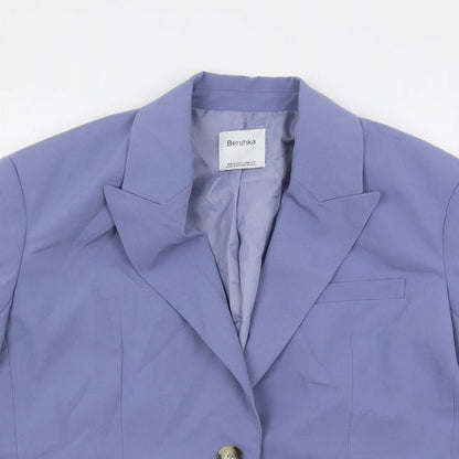 Womens UK Size XS Bershka Blue Jacket