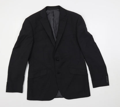 Mens UK Size 40 Marks and Spencer Regular Black Suit Jacket