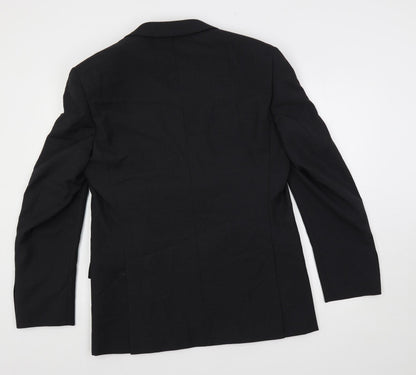 Mens UK Size 40 Marks and Spencer Regular Black Suit Jacket