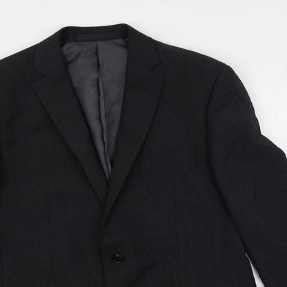 Mens UK Size 40 Marks and Spencer Regular Black Suit Jacket