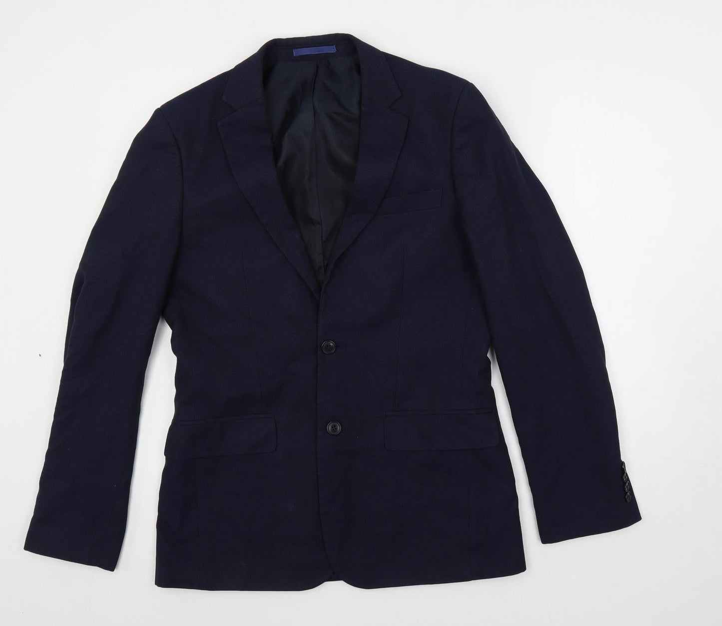 Mens UK Size 38 Marks and Spencer Regular Blue Suit Jacket