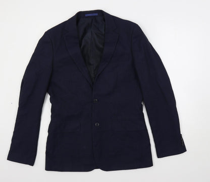 Mens UK Size 38 Marks and Spencer Regular Blue Suit Jacket