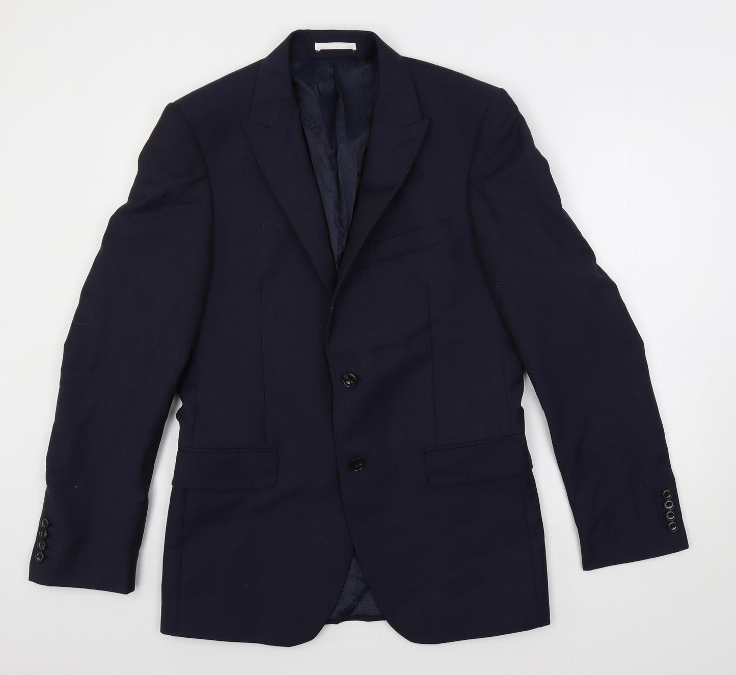 Mens UK Size 38 Marks and Spencer Regular Blue Suit Jacket