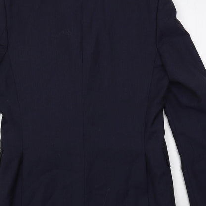 Mens UK Size 38 Marks and Spencer Regular Blue Suit Jacket