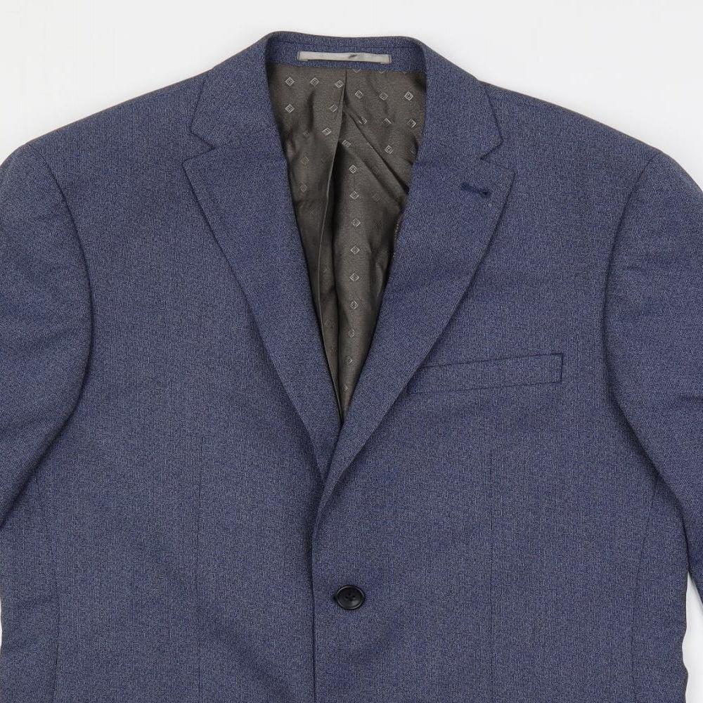 Mens UK Size 40 NEXT Regular Blue Suit Jacket