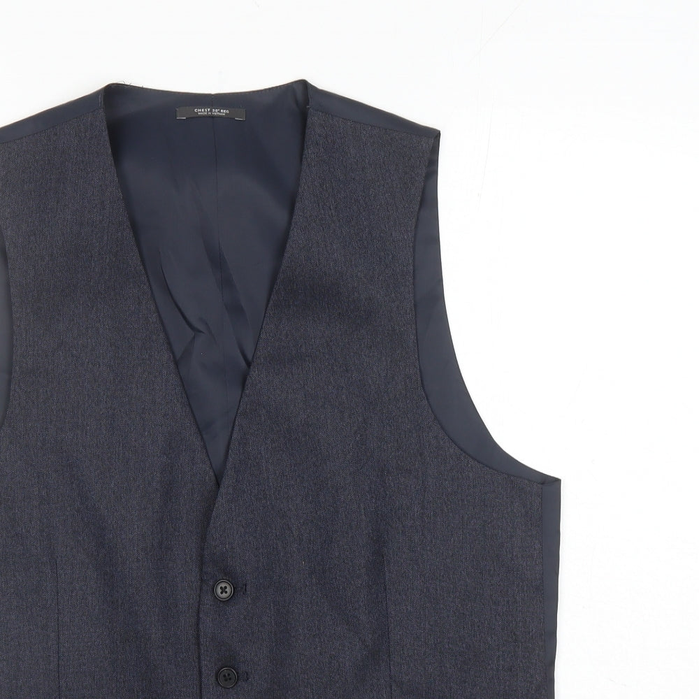 Mens UK Size 38 Marks and Spencer Regular Blue Suit Jacket