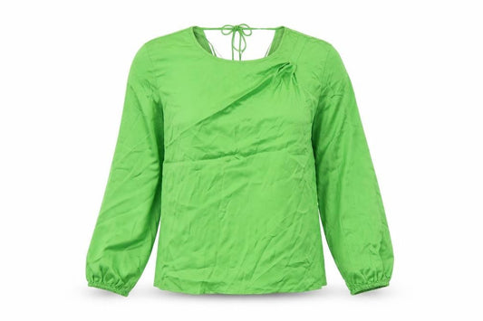 Womens UK Size 8 Autograph Green Basic Blouse