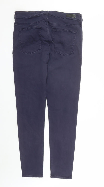 AG Adriano Goldschmied Mens Blue Cotton Skinny Jeans Size 30 in L29 in Regular Zip