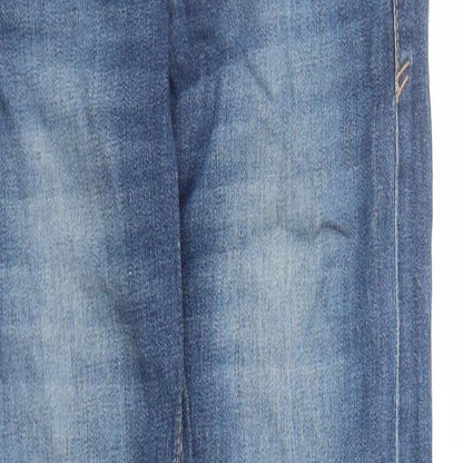 Womens UK Size XS Terranova Regular Fit Skinny Blue Jeans