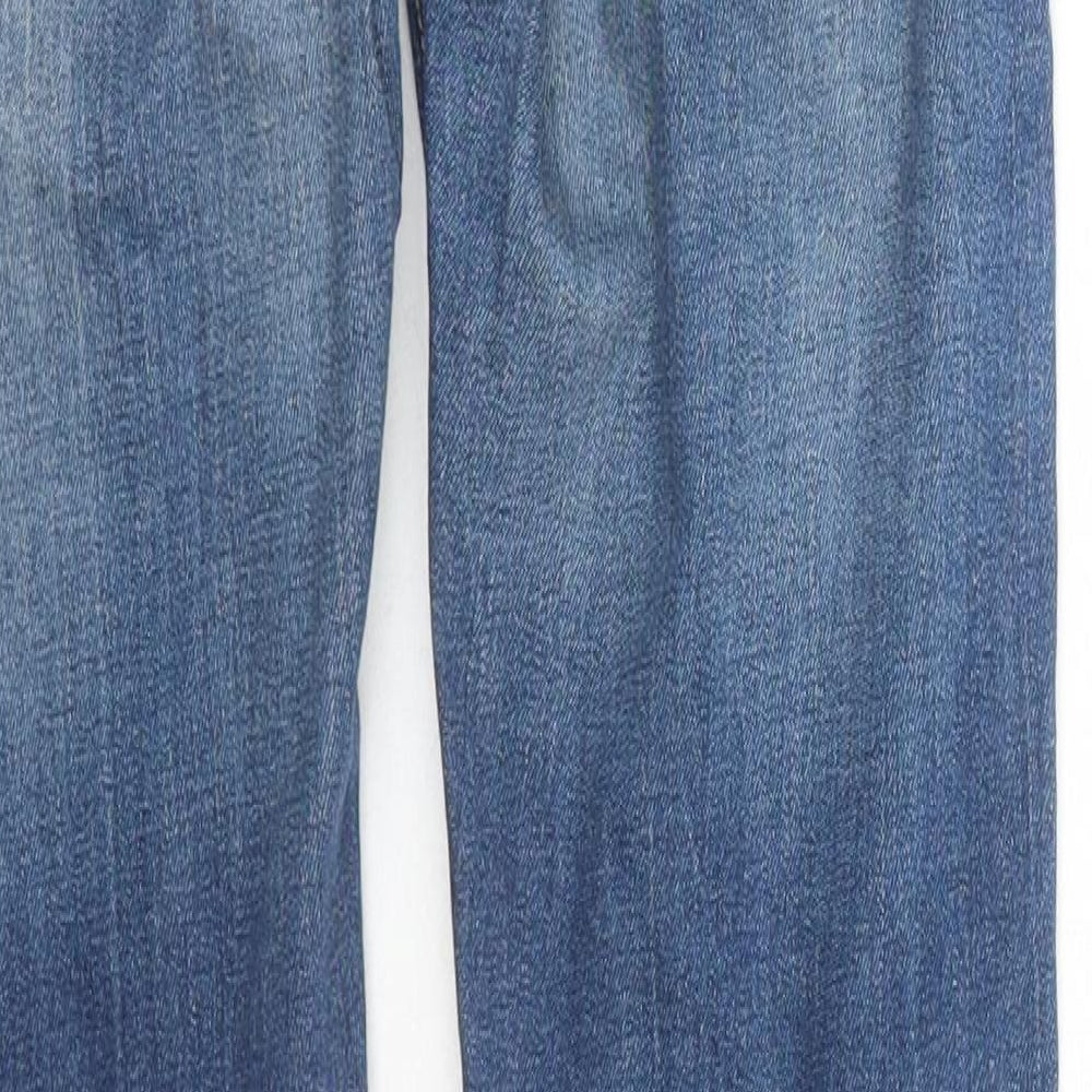 Womens UK Size XS Terranova Regular Fit Skinny Blue Jeans