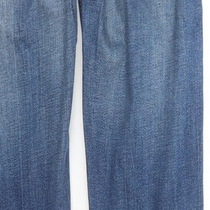 Womens UK Size XS Terranova Regular Fit Skinny Blue Jeans