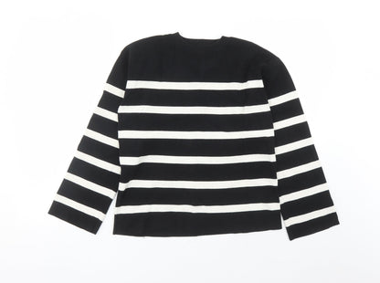 Womens UK Size M Marks and Spencer Black Pullover Jumper