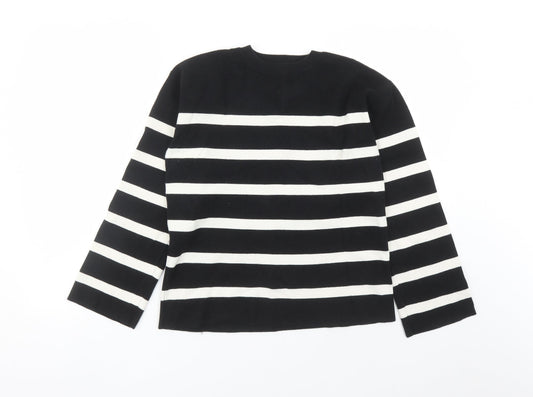 Womens UK Size M Marks and Spencer Black Pullover Jumper